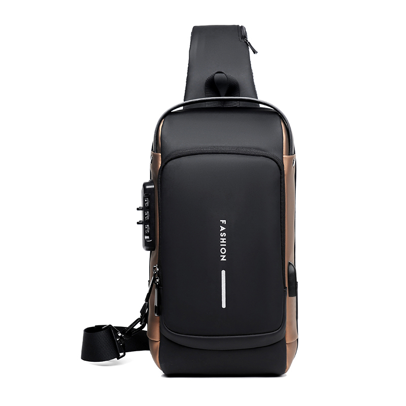 Travel Accessories For Men - Men Multifunction Anti Theft USB Shoulder