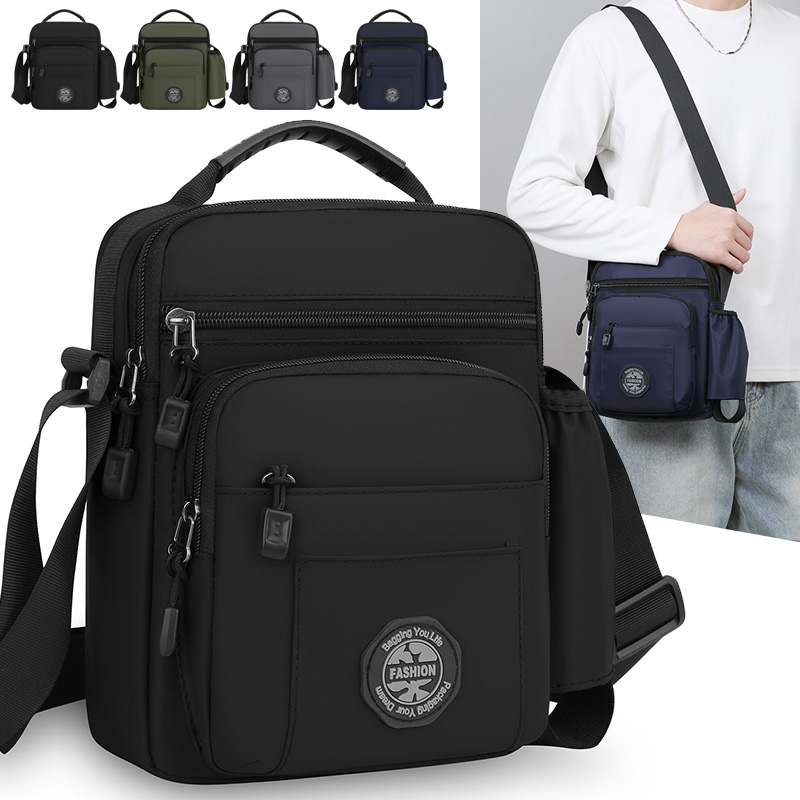 Travel Accessories Tech - Men's Waterproof Crossbody Shoulder Bag Multi