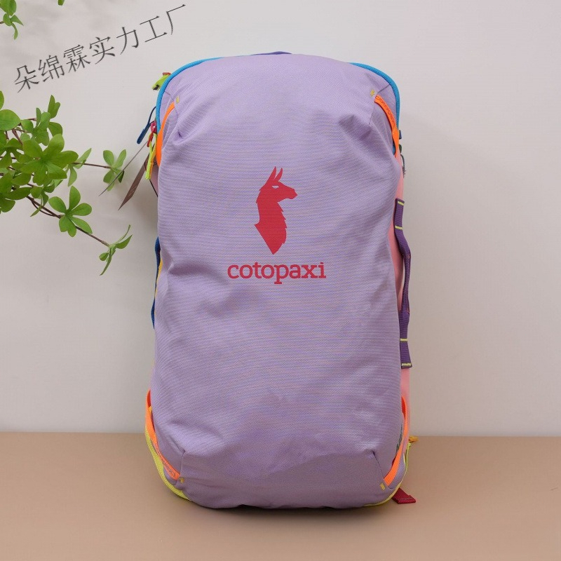 Travel Packing Accessories - Waterproof Color Block Backpack Men Women