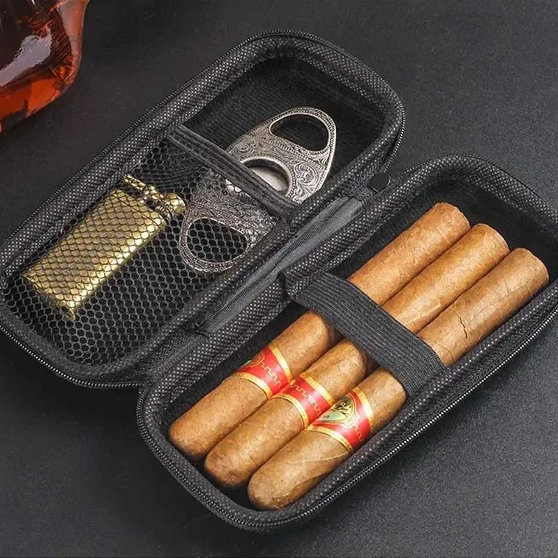 Travel Packing Accessories - Portable Cigar Case EVA Light weight