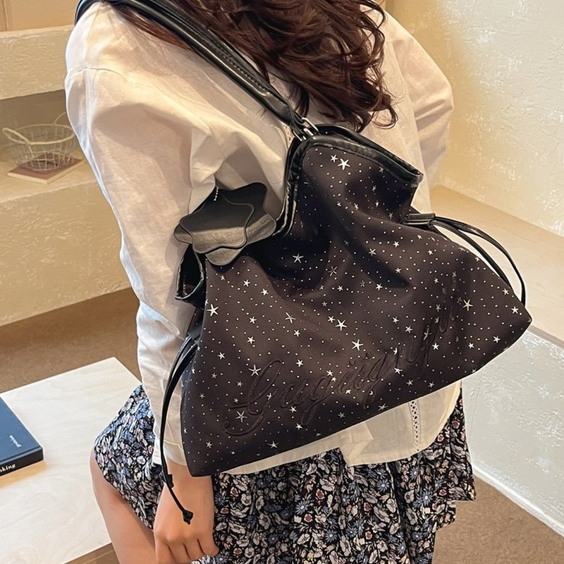 Travel Accessories Tech - Women Star Pattern Shoulder Tote Bag