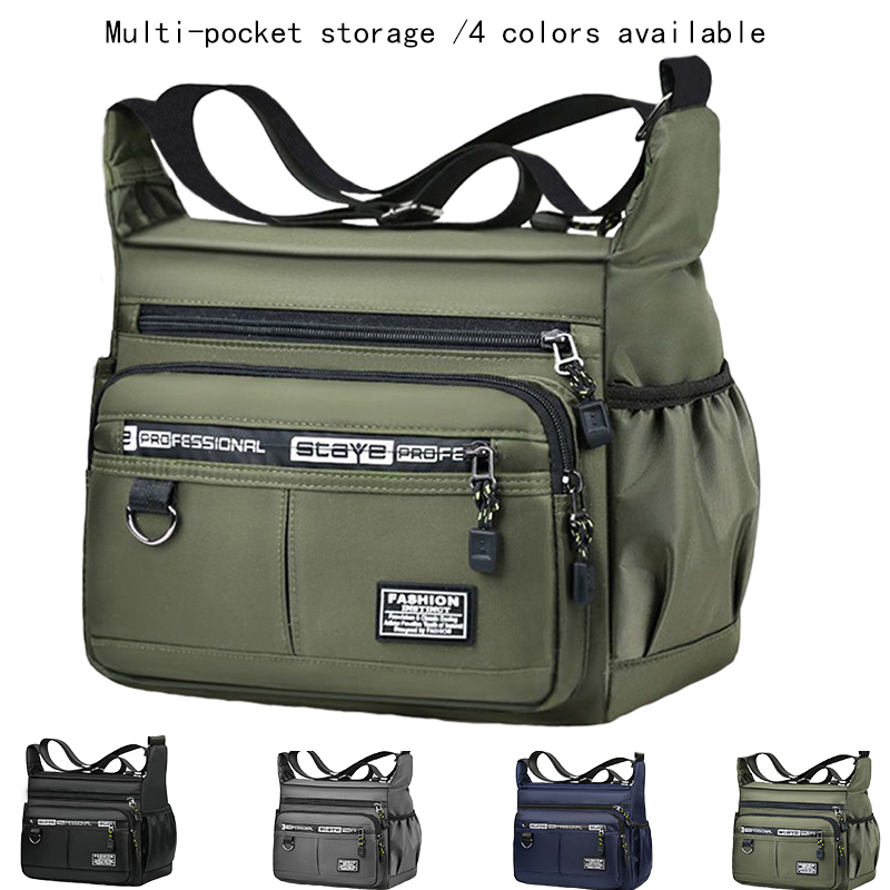 Travel Accessories Tech - Men's Business Crossbody Bag with Multi-Layered