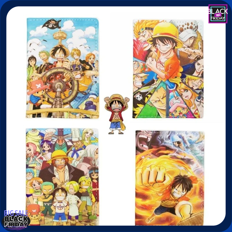 Travel Accessories For Japan Trip - One Piece Anime Passport Holder Cartoon