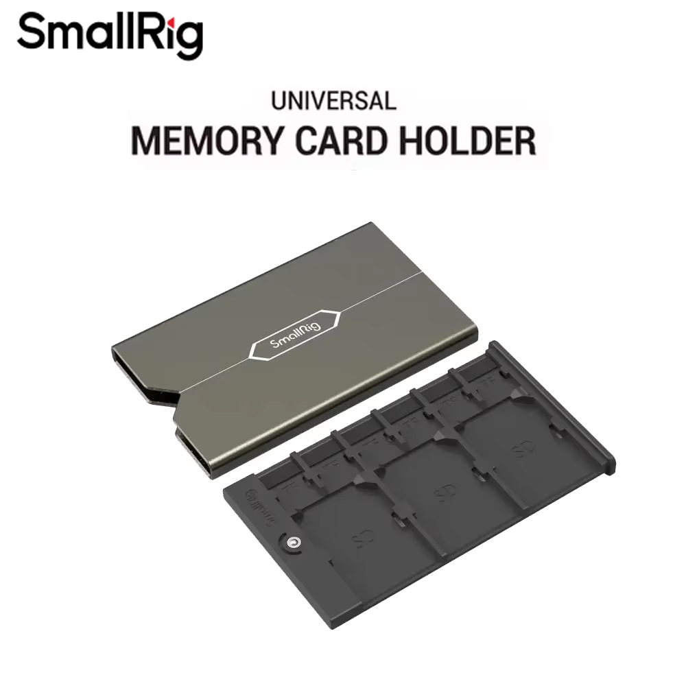Sim Card Holder Case - SmallRig 2832 Aluminum SD Memory Card