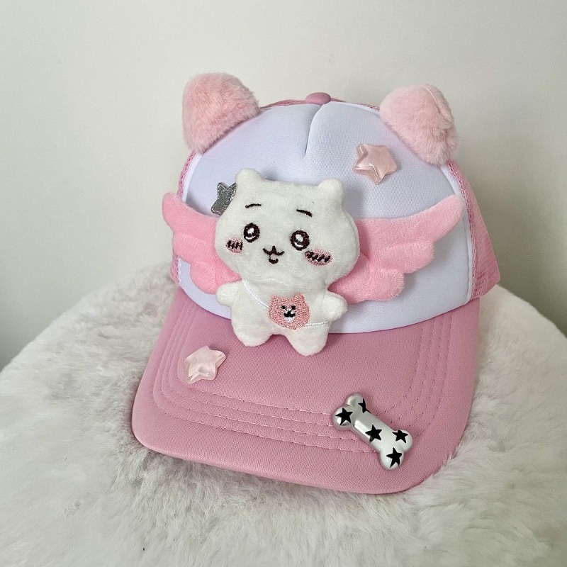 Travel Accessories With Kids - Anime Chiikawa Usagi Baseball Cap Embroidered