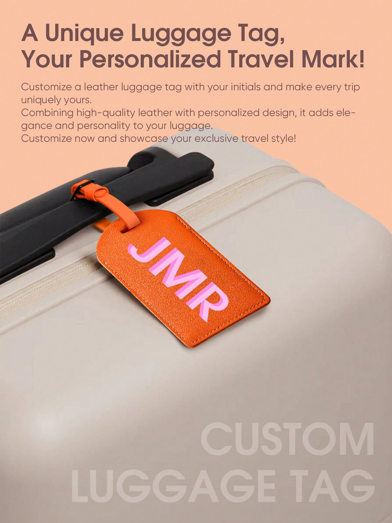 Personalized Initial Luggage T - Travel Accessories For Men recension och pris