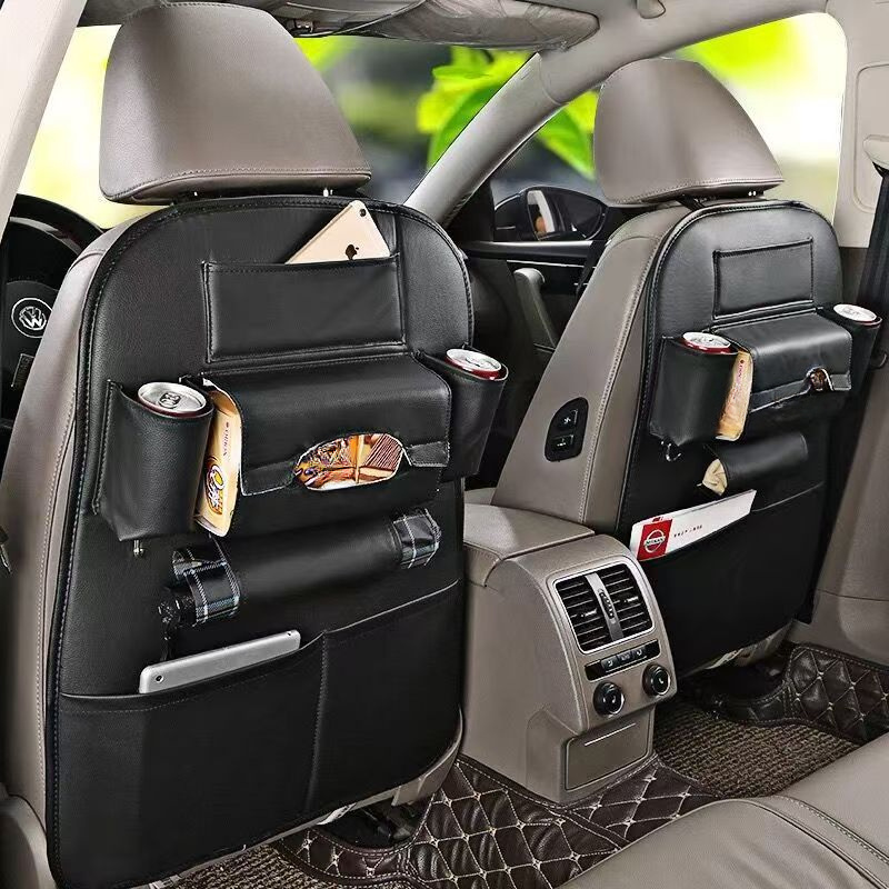 PU Leather Car Seat Organizer  - Car Seat Travel Bag recension och pris