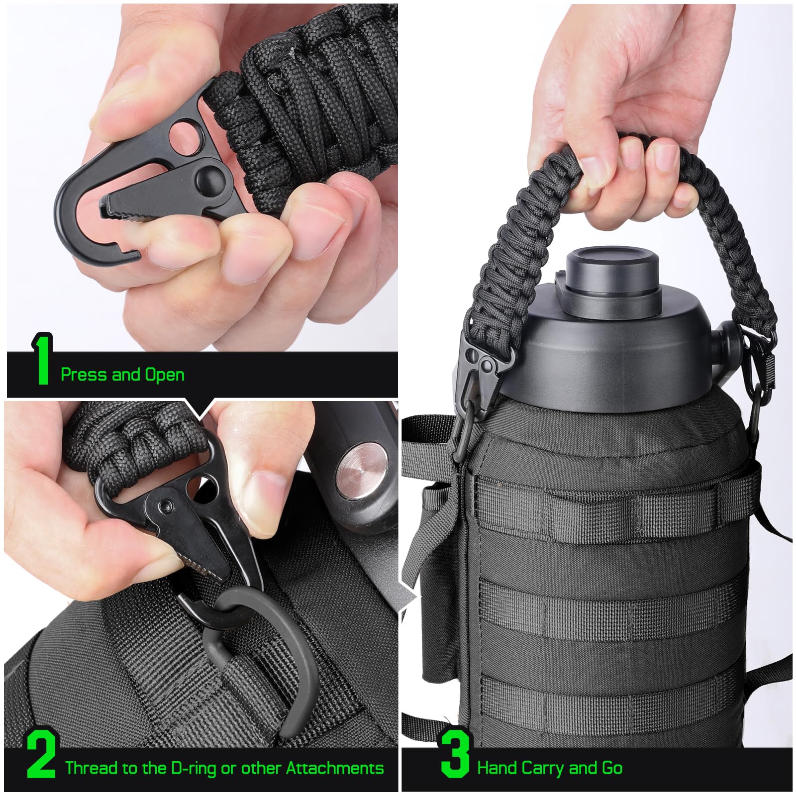 Replacement Paracord Handle fo - Hydration Pack Backpack recension och pris