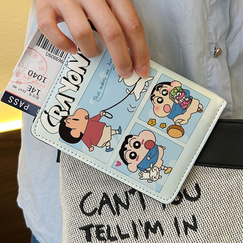 Kawaii Shin Chan Cute Passport - Travel Accessories For Japan Trip recension och pris