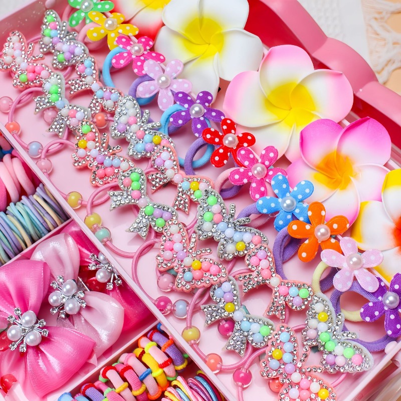 546Pcs Bow High Elastic Hair A - Travel Accessories For 10 Year Old Girl recension och pris