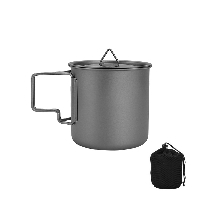 Titanium Camping Mug with Fold - Travel Kitchen Accessories recension och pris