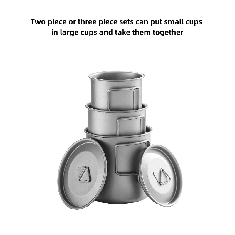 Titanium Camping Mug with Fold - Travel Kitchen Accessories recension och pris