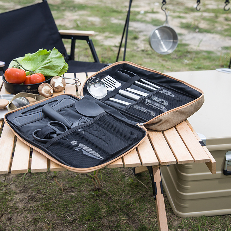 8pcs Camping Kitchen Cookware  - Travel Kitchen Accessories recension och pris