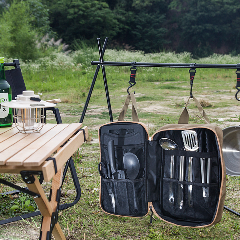 8pcs Camping Kitchen Cookware  - Travel Kitchen Accessories recension och pris
