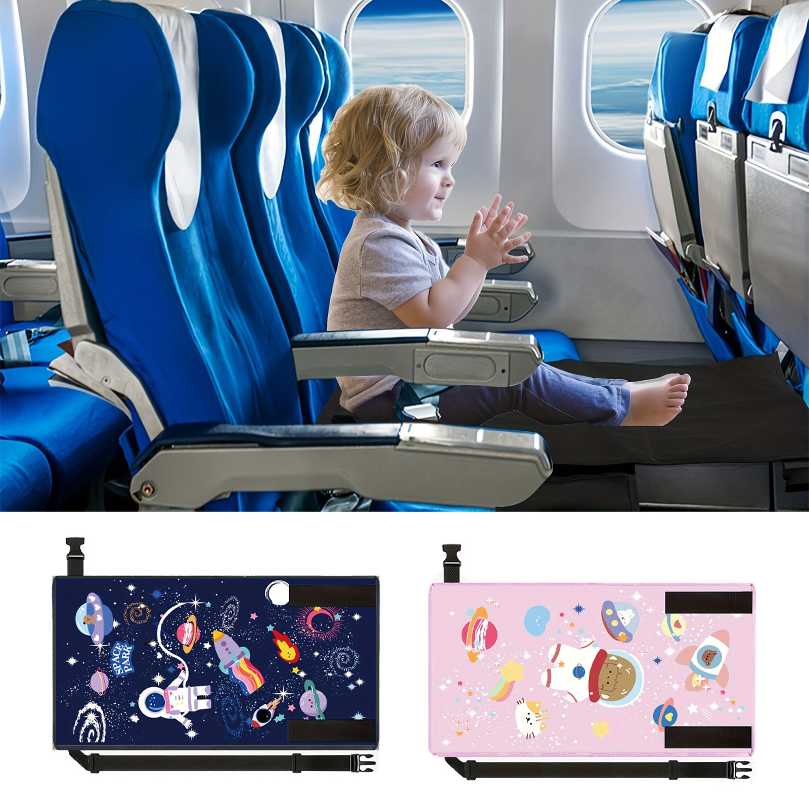 Cartoon Kids Travel Airplane B - Car Seat Travel Bag recension och pris