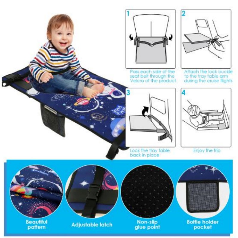 Cartoon Kids Travel Airplane B - Car Seat Travel Bag recension och pris