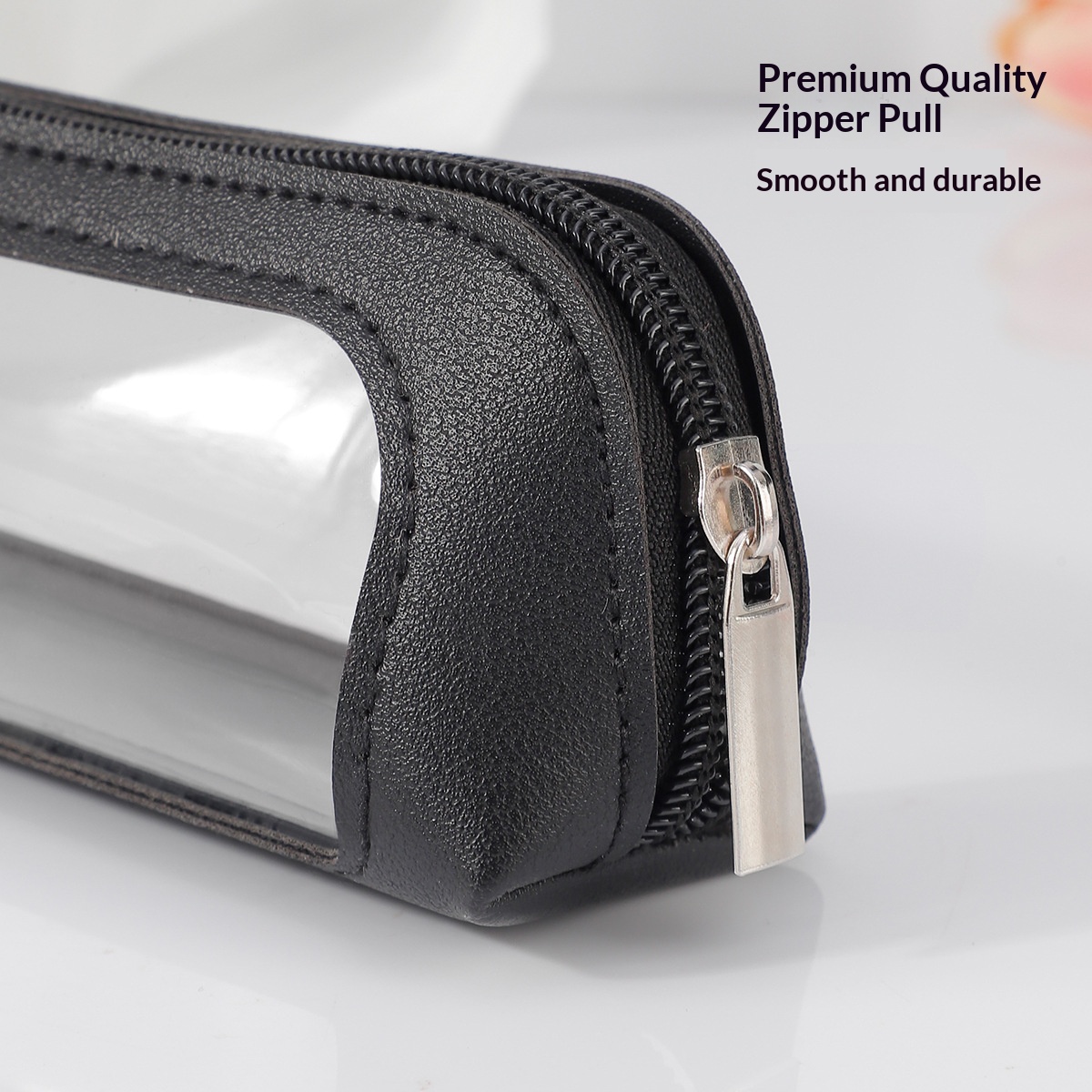 Small Clear PU Leather Travel  - Travel Accessories Pouch recension och pris