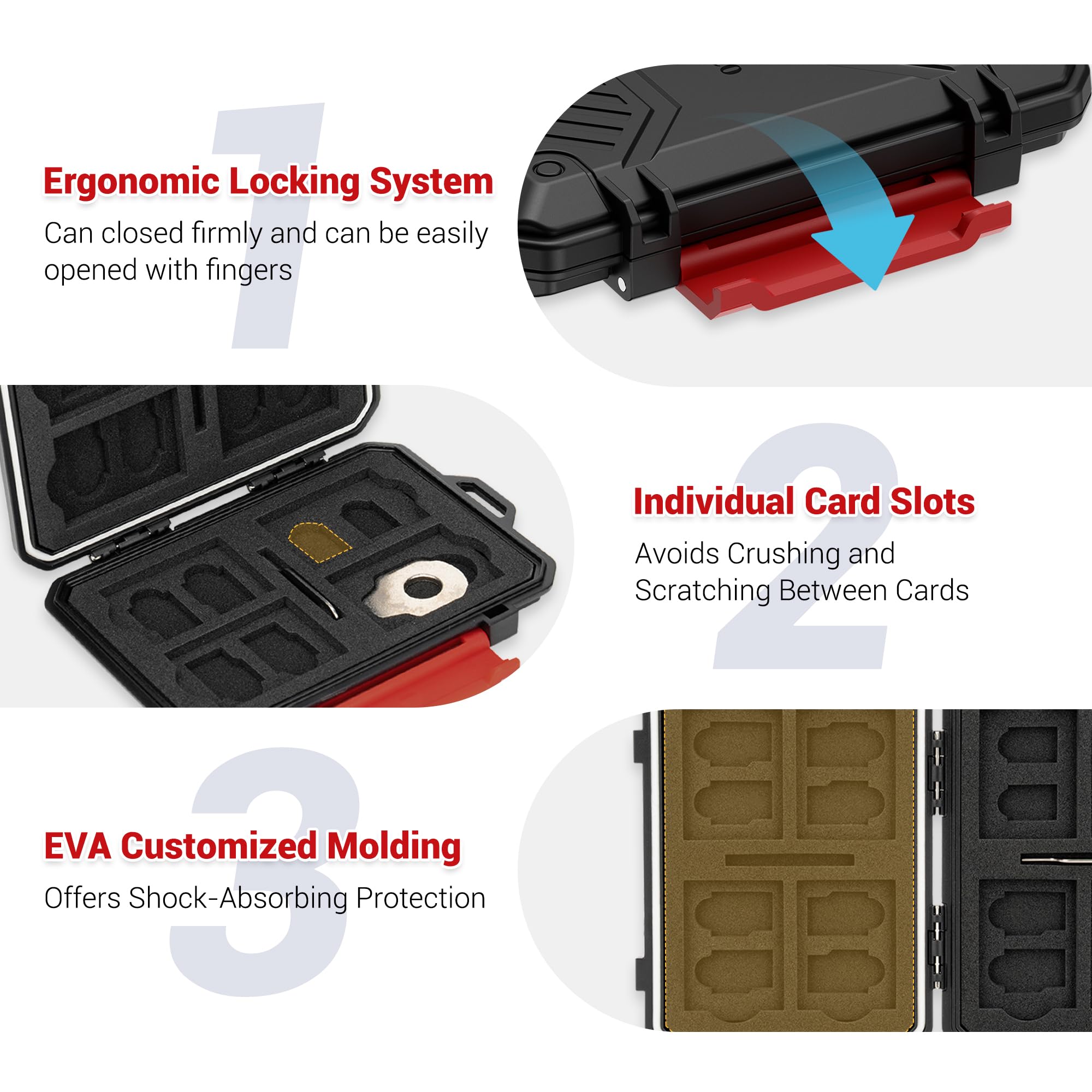 IP67 Waterproof Memory Card Ca - Sim Card Holder Case recension och pris