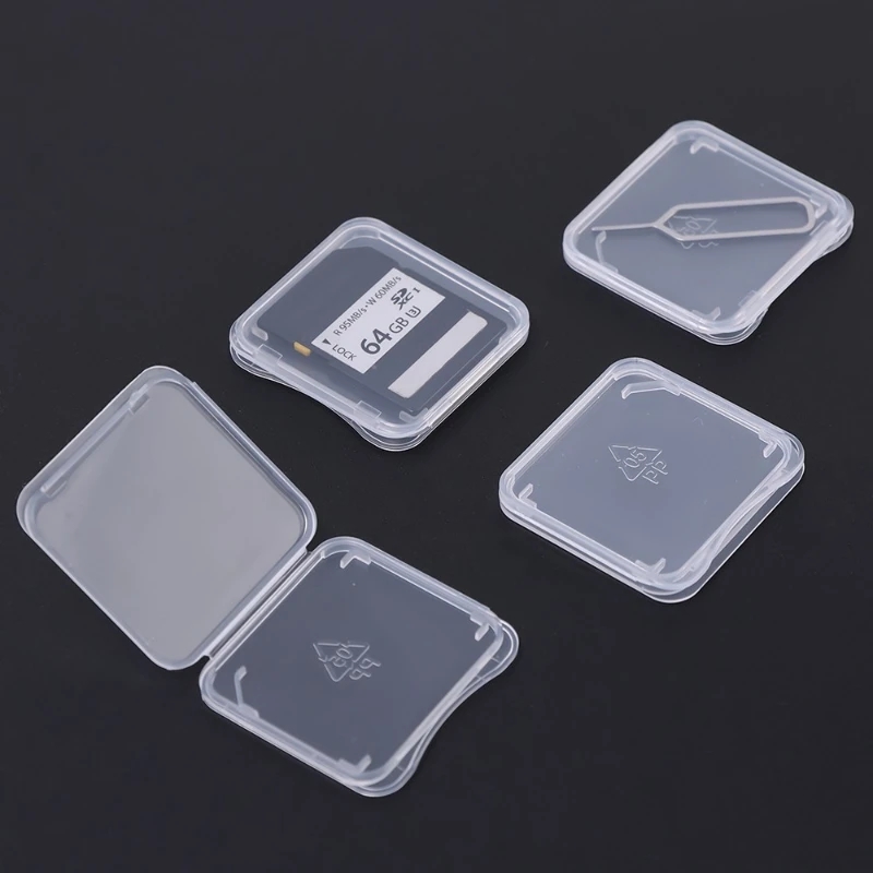 20/10/5/1PCS Transparent TF/SD - Sim Card Holder Case recension och pris