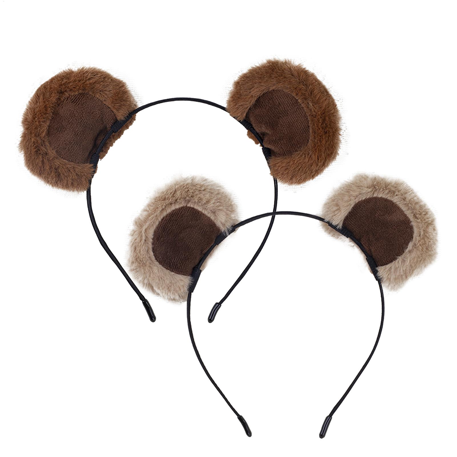 Plush Bear Ear Headbands Soft  - Travel Accessories For 10 Year Old Girl recension och pris