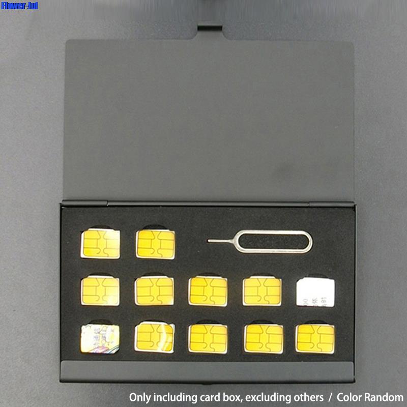 12-Slots-NANO+1-Slot-Card-Pin  - Sim Card Holder Case recension och pris