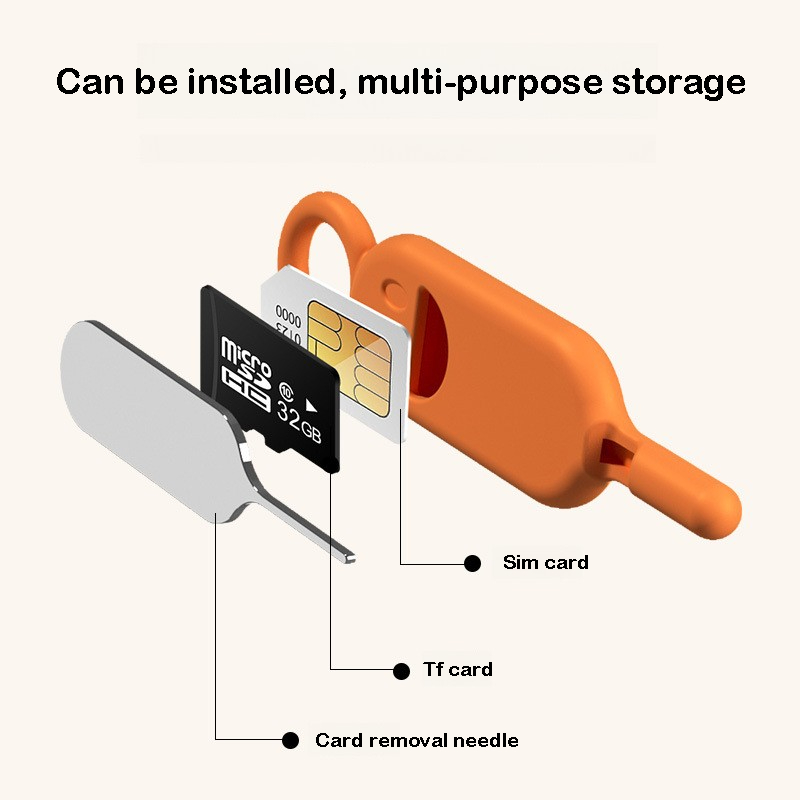 2IN1SIM Card Removal Needle Pi - Sim Card Holder Case recension och pris