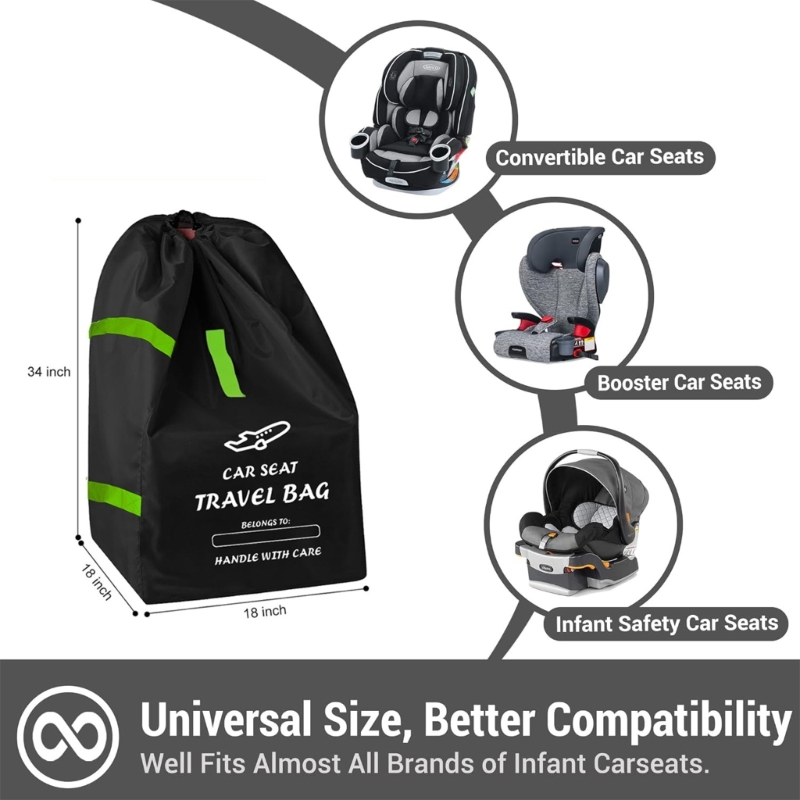 Durability Carseat Gate Check  - Car Seat Travel Bag recension och pris
