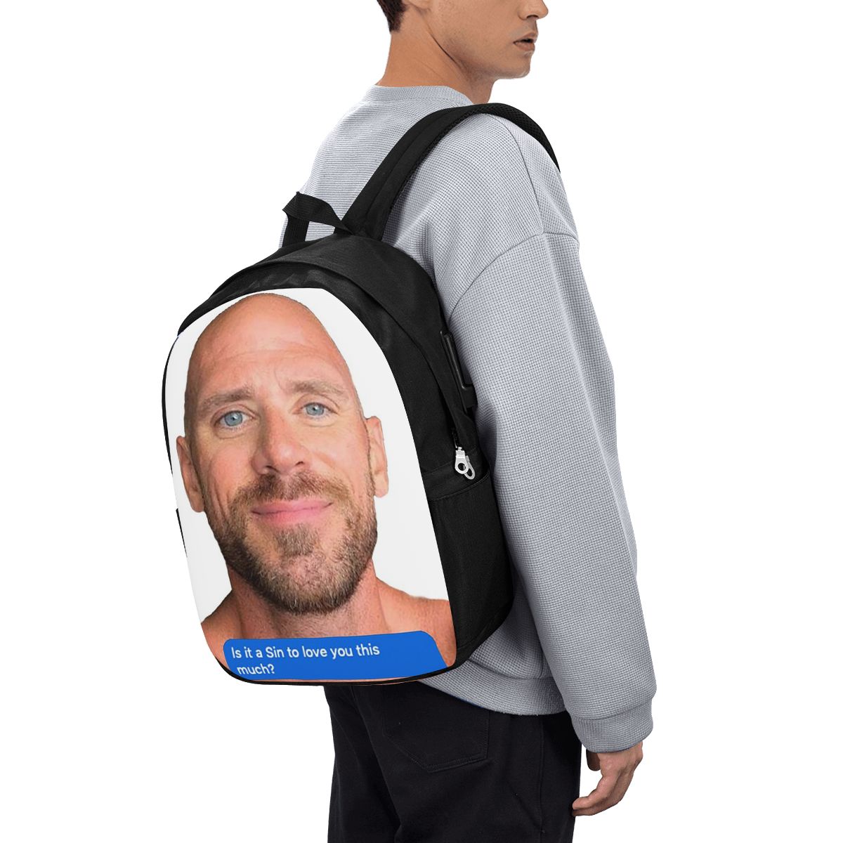 Johnny Sins Flirty Text Bubble - Travel Accessories For Men recension och pris