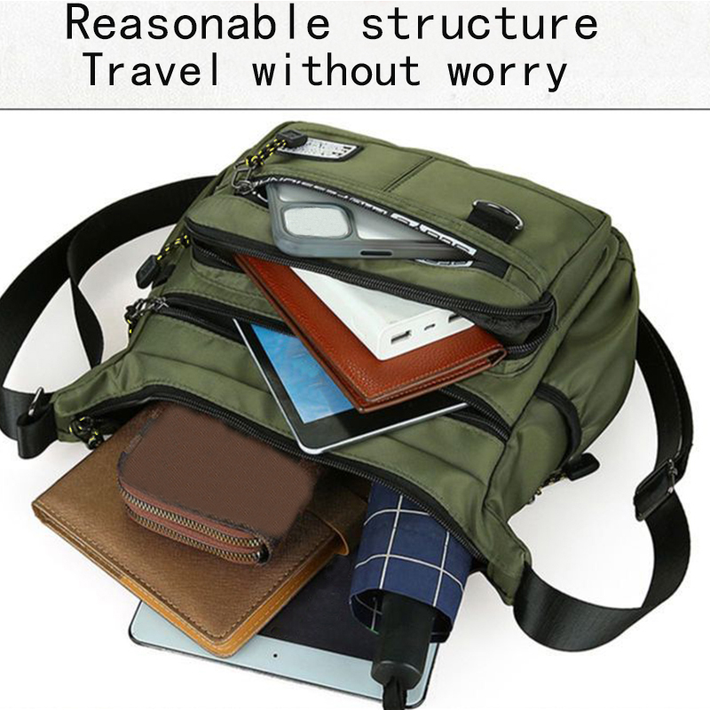 Men's Business Crossbody Bag w - Travel Accessories Tech recension och pris