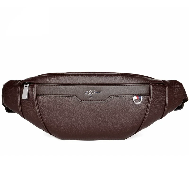 Business Leather Waist Bag Mul - Travel Accessories For Men recension och pris