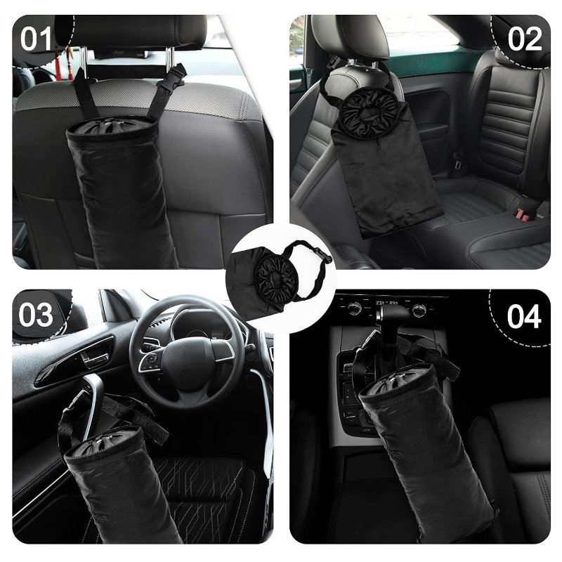 Car Trash Bag Can Hanging Back - Car Seat Travel Bag recension och pris