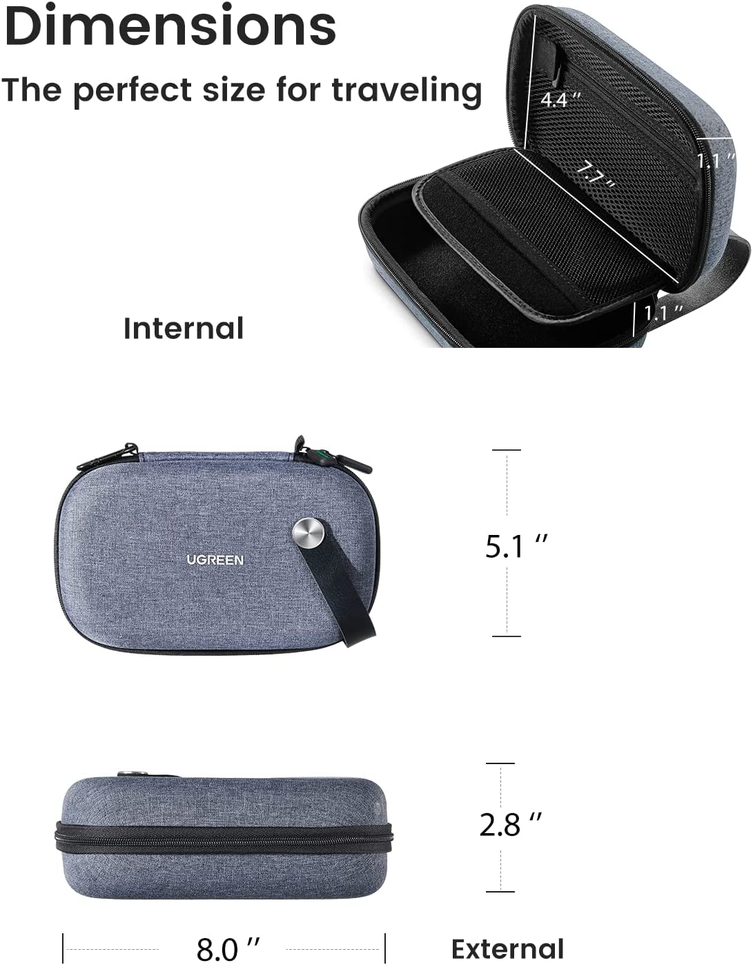 UGREEN Electronics Travel Orga - Travel Accessories Tech recension och pris
