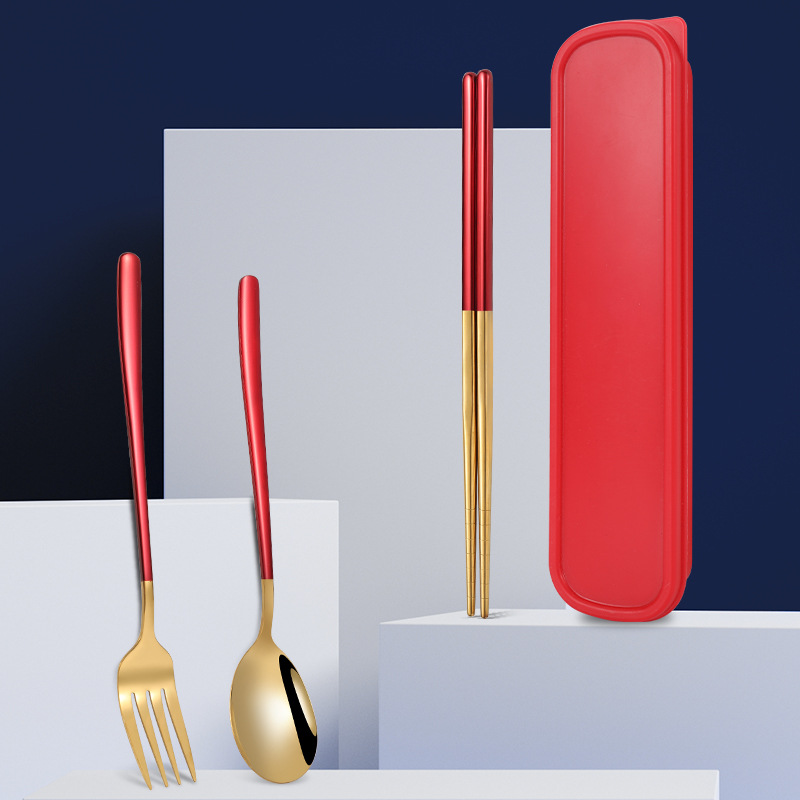3pcs 3set Tableware Set Stainl - Travel Kitchen Accessories recension och pris