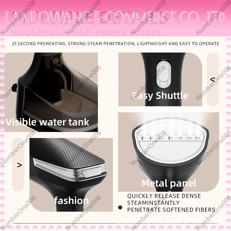 Handheld Foldable Steam Iron G - Mini Iron Travel recension och pris