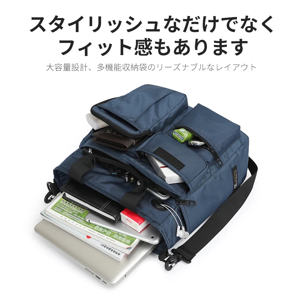 Men's Messenger Shoulder Bag w - Travel Accessories Tech recension och pris