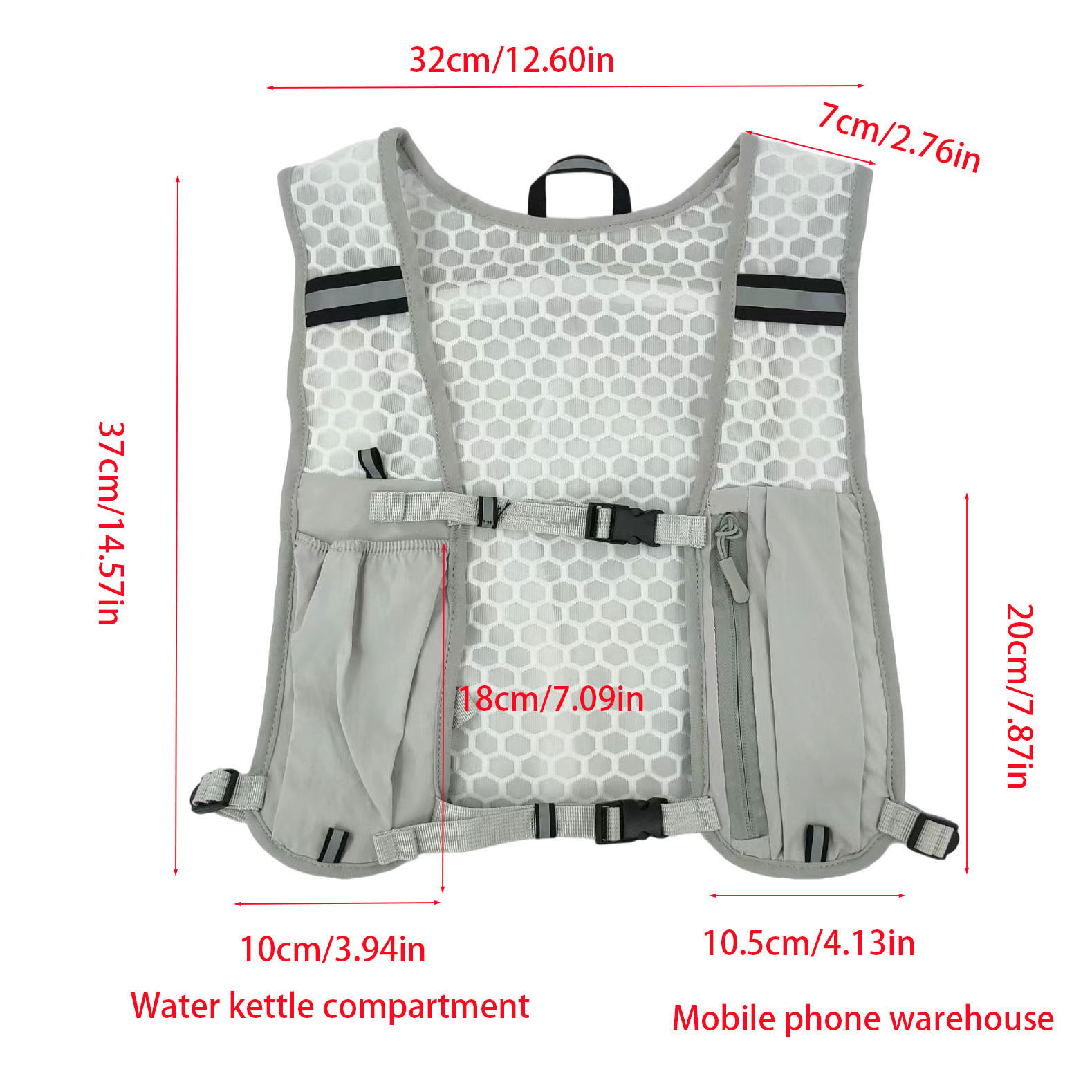 Unisex Running Vest Water-Resi - Hydration Pack Backpack recension och pris