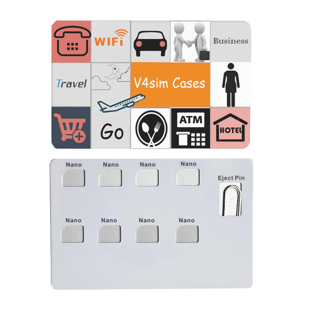 V4sim Cases Cartoon Nano Card  - Sim Card Holder Case recension och pris