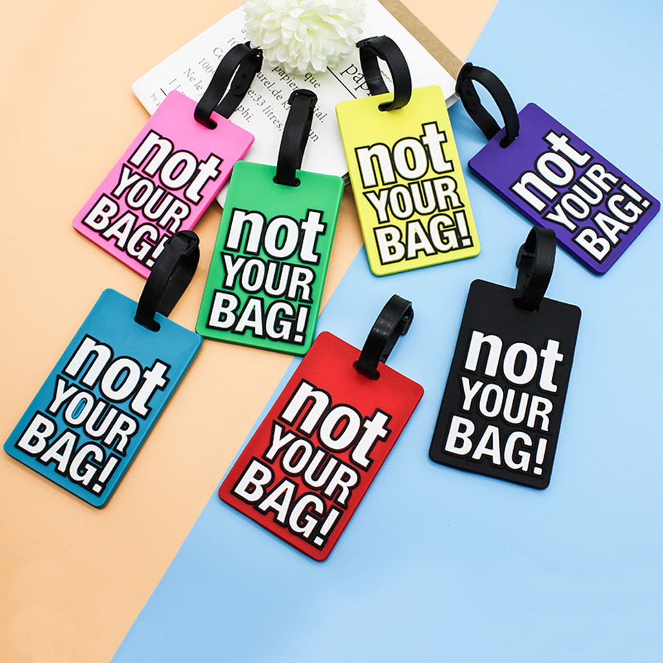 Creative Letter Not Your Bag T - Travel Accessories Logo recension och pris