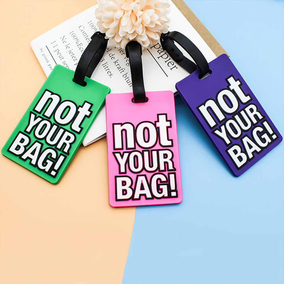 Creative Letter Not Your Bag T - Travel Accessories Logo recension och pris