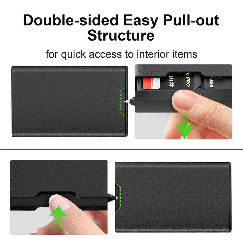 BUDI SD TF SIM Card Case Holde - Sim Card Holder Case recension och pris