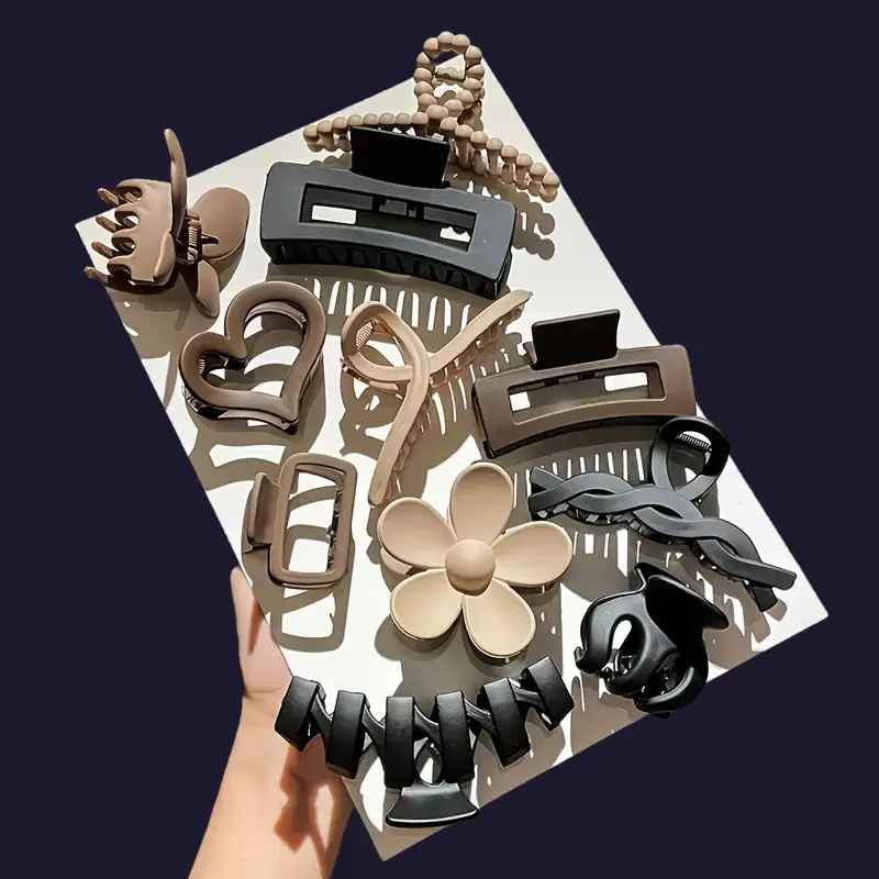 11Pcs Assorted Hair Claw Clips - Travel Accessories Shops recension och pris