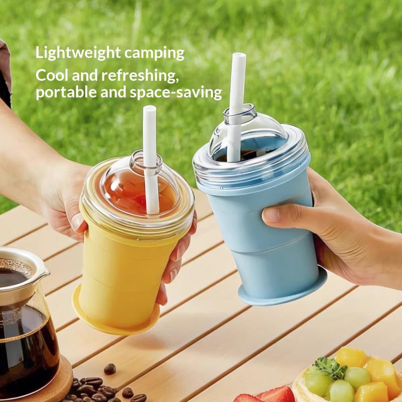 Foldable Silicone 2in1 Travel  - Travel Kitchen Accessories recension och pris