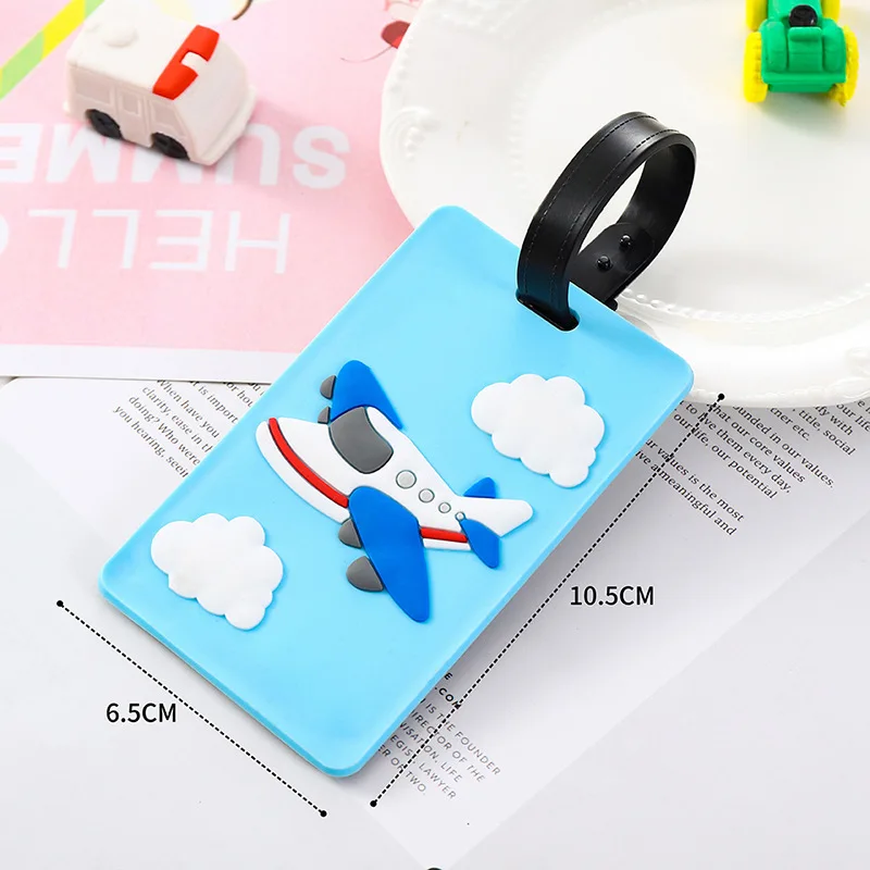 Cute Cartoon Cars PVC Silicone - Travel Accessories Logo recension och pris