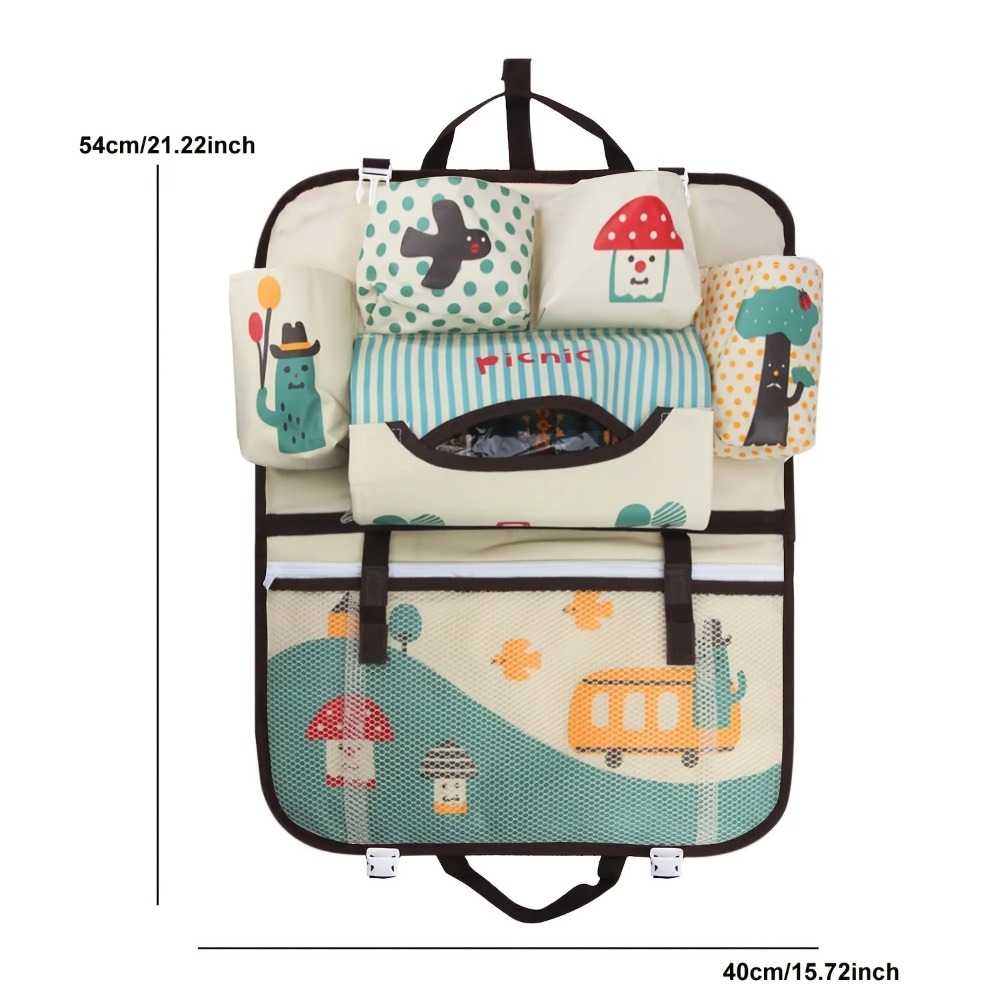 Cartoon Backseat Car Organizer - Car Seat Travel Bag recension och pris
