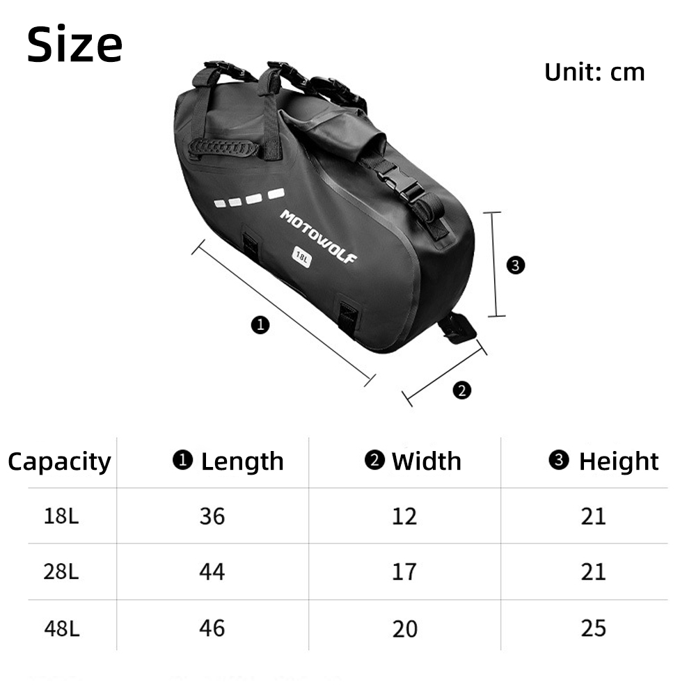 Waterproof Motorcycle Saddle B - Travel Accessories Logo recension och pris