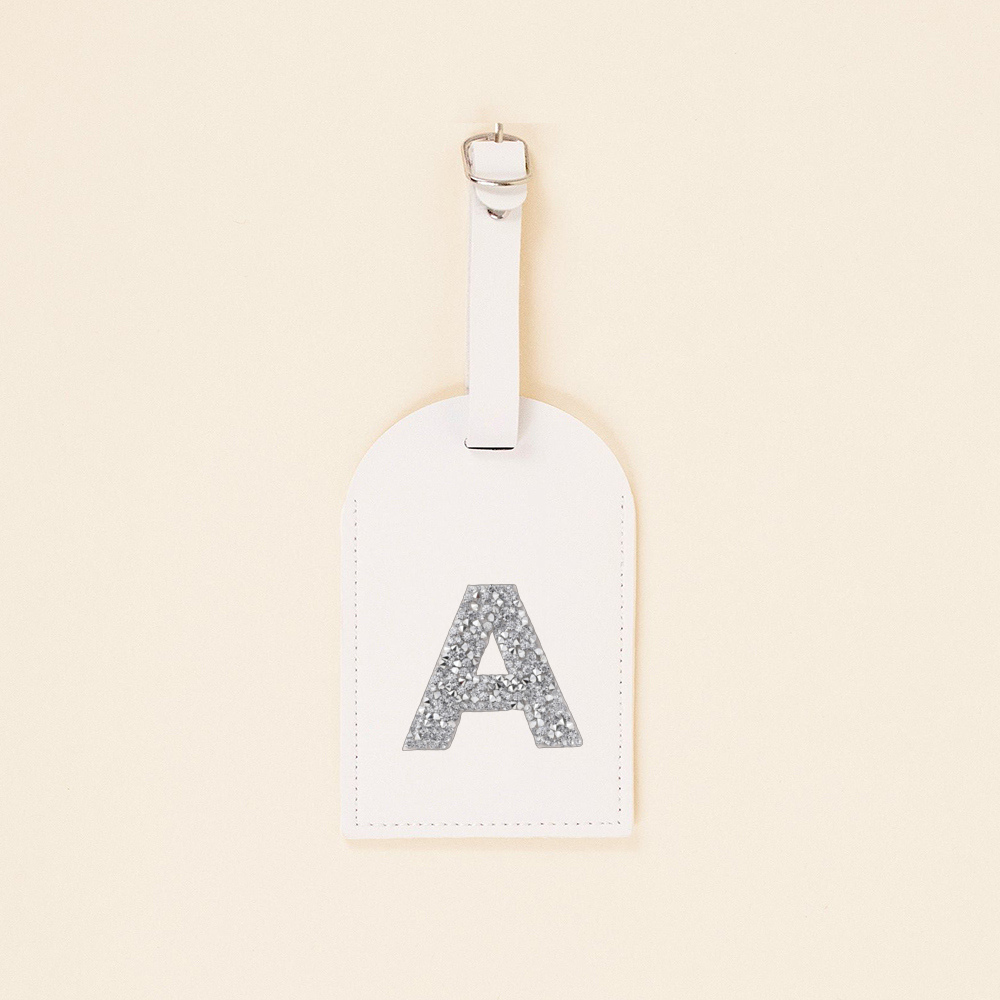 A-Z Rhinestone Monogram Leathe - Travel Accessories Logo recension och pris
