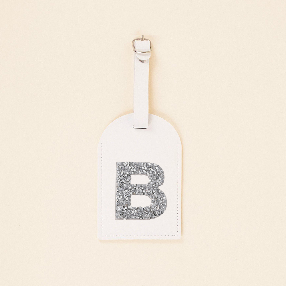 A-Z Rhinestone Monogram Leathe - Travel Accessories Logo recension och pris
