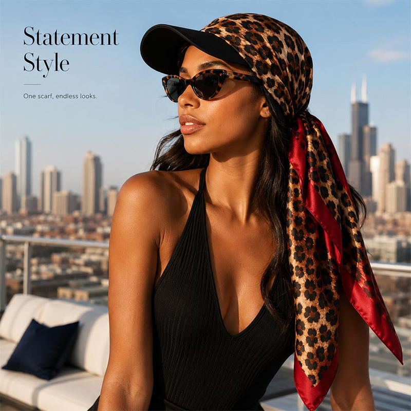 Fashion Printed Square Scarf H - Travel Accessories Shops recension och pris