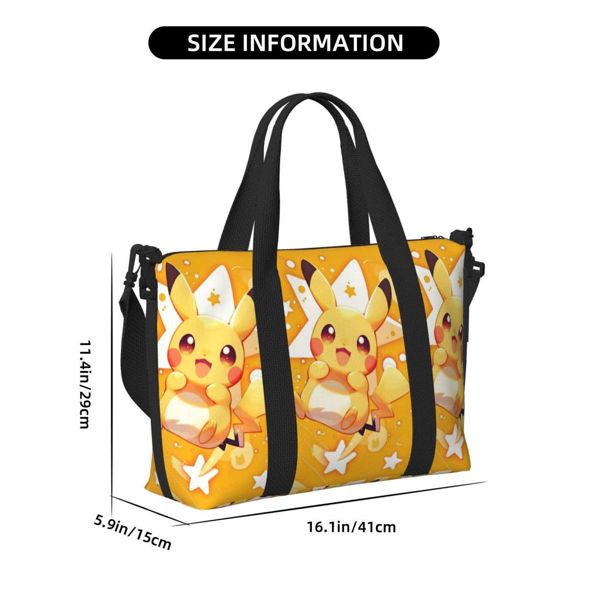 Custom P-Pikachus Cute Printed - Travel Accessories Shops recension och pris