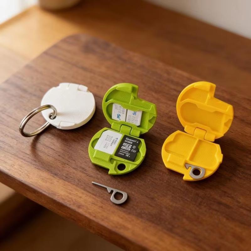 3D Printed Portable SIM & TF C - Sim Card Holder Case recension och pris